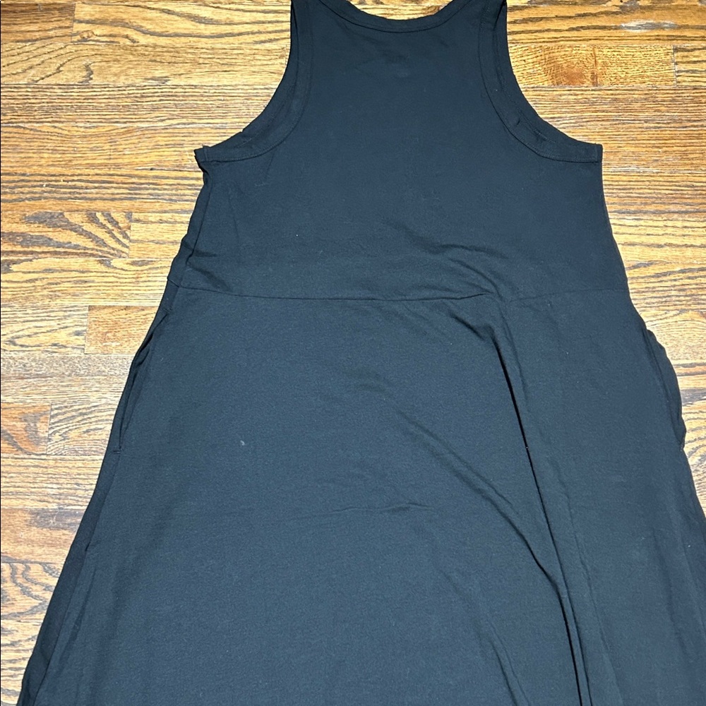 Elegant Black Tank Top Dress - Picture 5 of 9